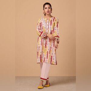 BONANZA SATRANGI PAKISTANI DESIGNER DRESS 2 PIECE